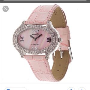 women’s Tourneau Oval Crystal Bezel *swarvoski*